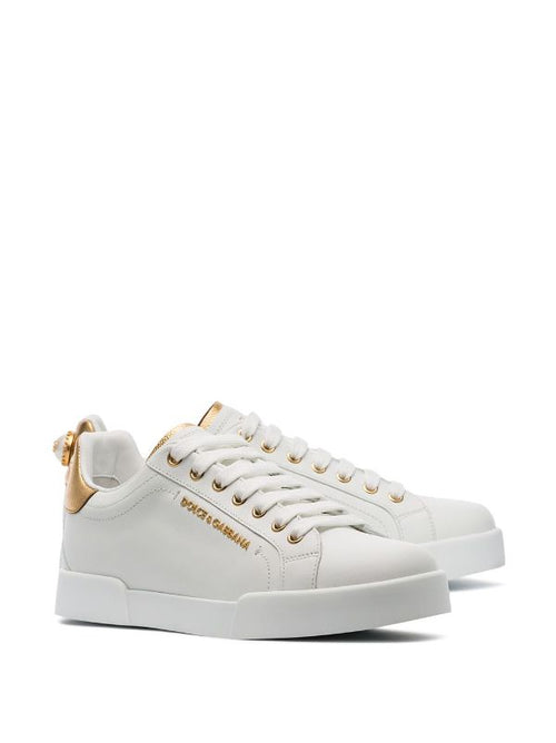 Dolce & Gabbana
Portofino logo-tag leather sneakers