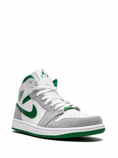 Air Jordan 1 Mid SE "Grey/Pine Green/White" sneakers