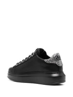 Karl Lagerfeld silver-tone logo-detail sneakers