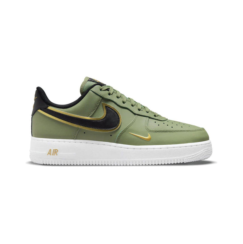 Air Force 1 Low Double Swoosh Olive Gold Black